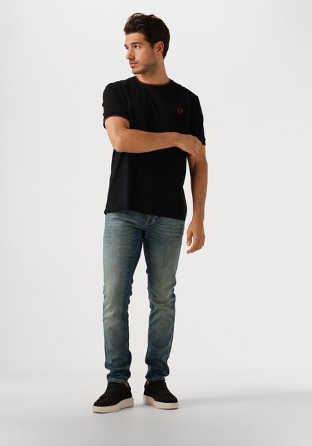 CAST IRON Slim fit jeans RISER SLIM WORN-IN BLUE DENIM en bleu - large