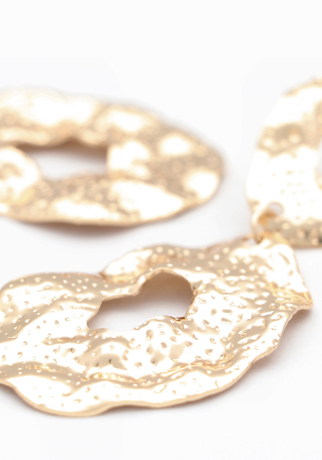 NOTRE-V Boucles d'oreilles OM04013 Dor&eacute; - large