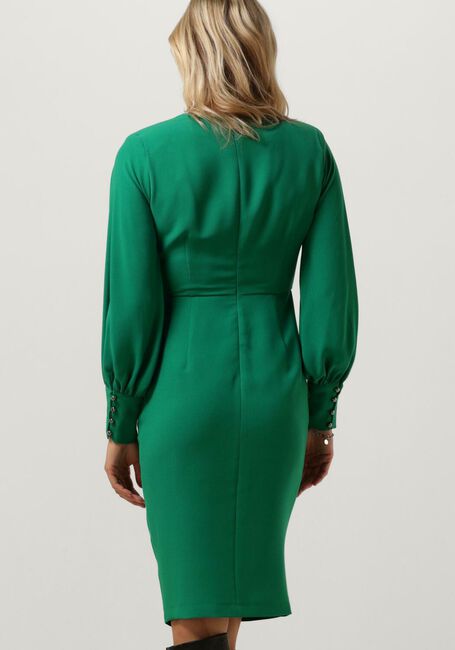 ACCESS Mini robe RUCHED DRESS WITH V NECKLINE en vert - large