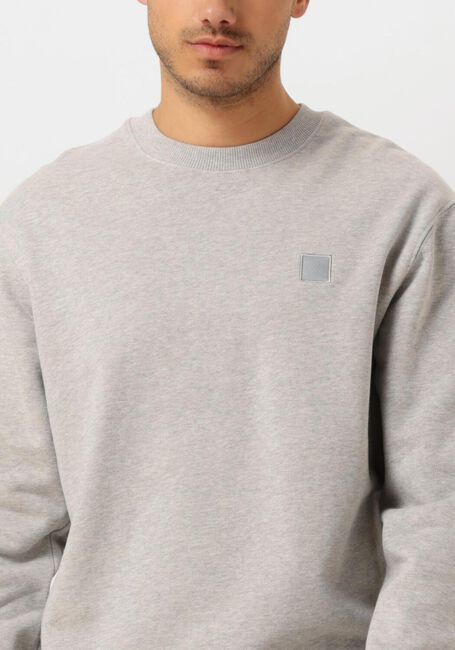 Grijze SCOTCH & SODA Sweater CORE - LOGO SWEATSHIRT - large