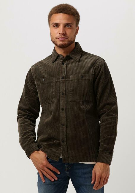 ANERKJENDT Surchemise AKOSCAR WIDE CORDUROY Vert foncé - large