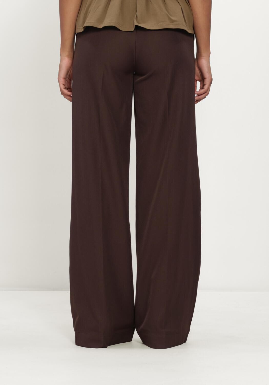 Bruine CO'COUTURE Broeken/jumpsuits LUNACC WIDE PANT - large