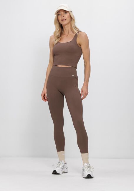 AIM'N Haut RIBBED SEAMLESS SHAPING BRALETTE en marron - large