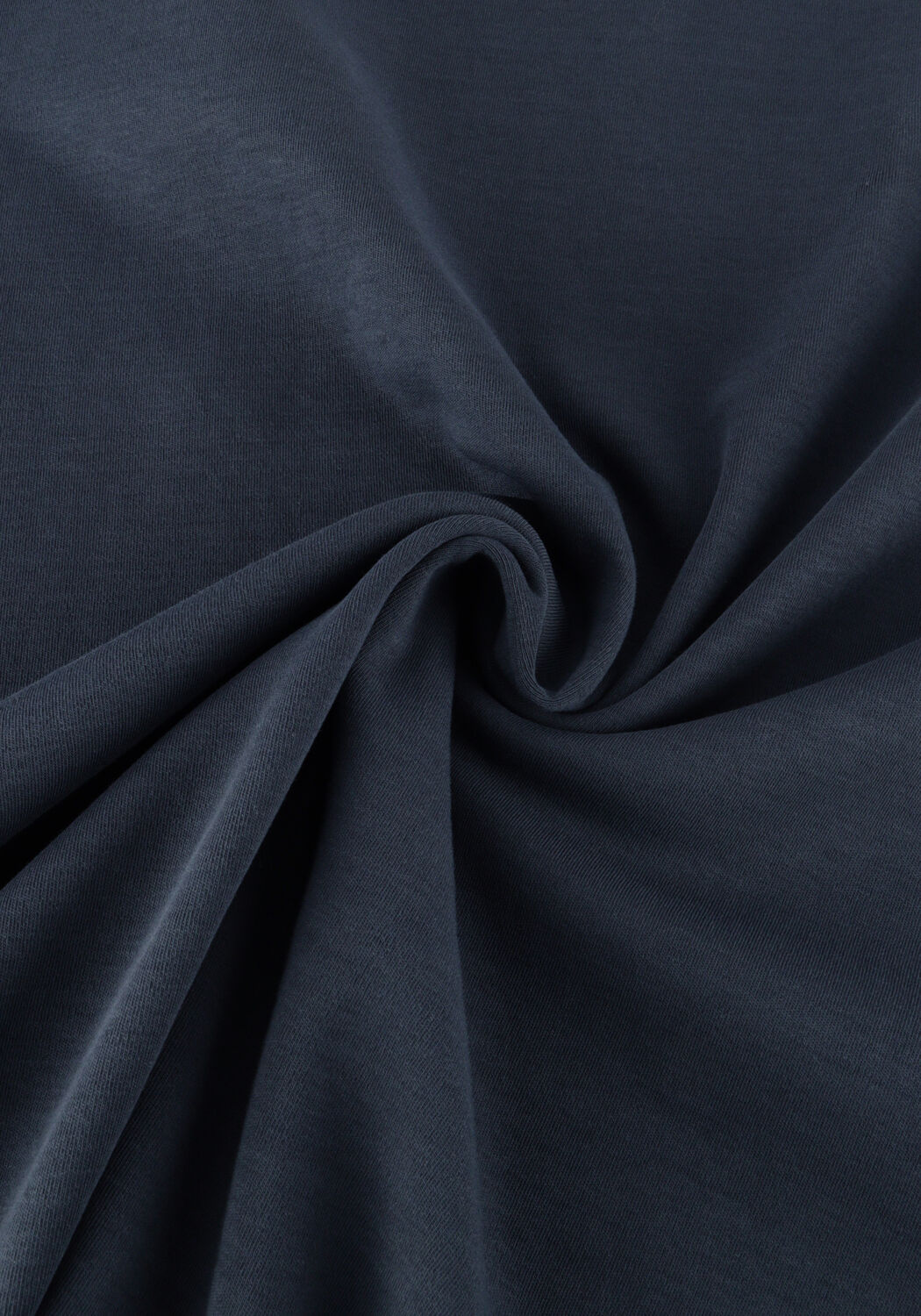 CAST IRON T-shirt CREWNECK REGULAR FIT INTERLOCK ESSENTIAL Bleu fonc&eacute; - large