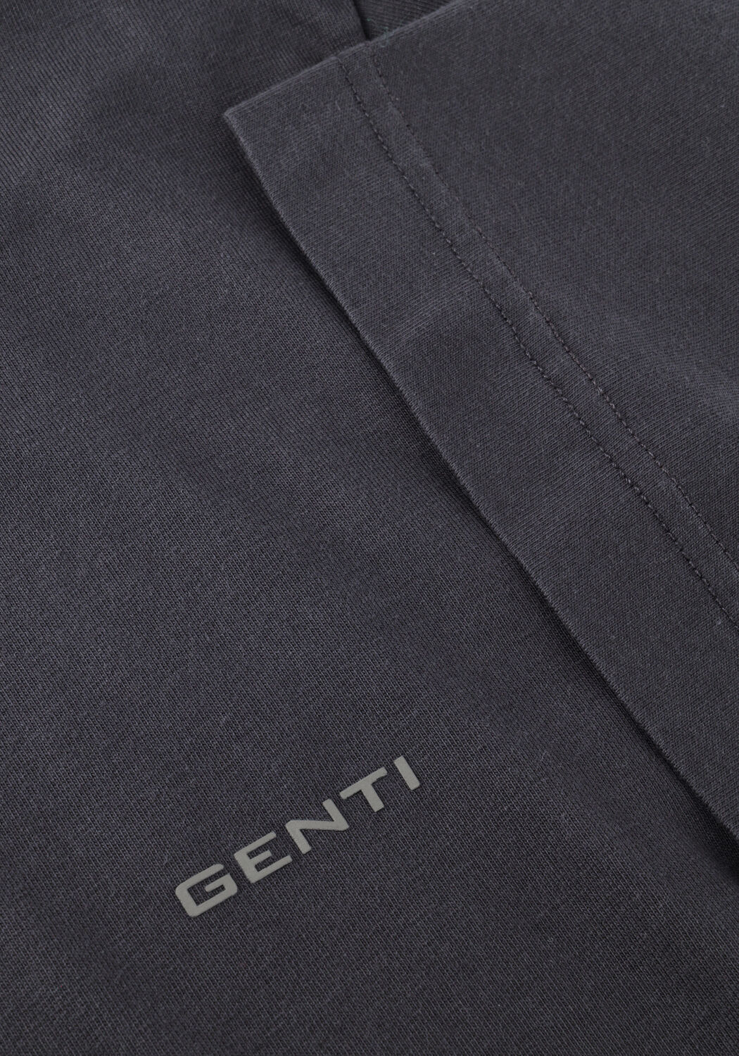 GENTI T-shirt T-SHIRT SS 1223 Gris fonc&eacute; - large
