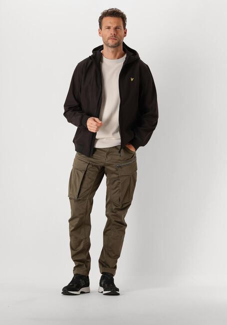 LYLE & SCOTT Jack MESH BACK SOFTSHELL JACKET en noir - large