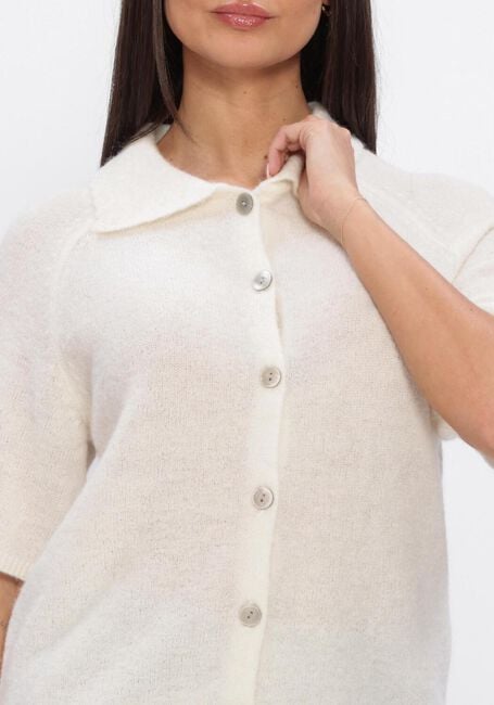 Beige Y.A.S. Vest YASDURA 2/4 KNIT CARDIGAN - large