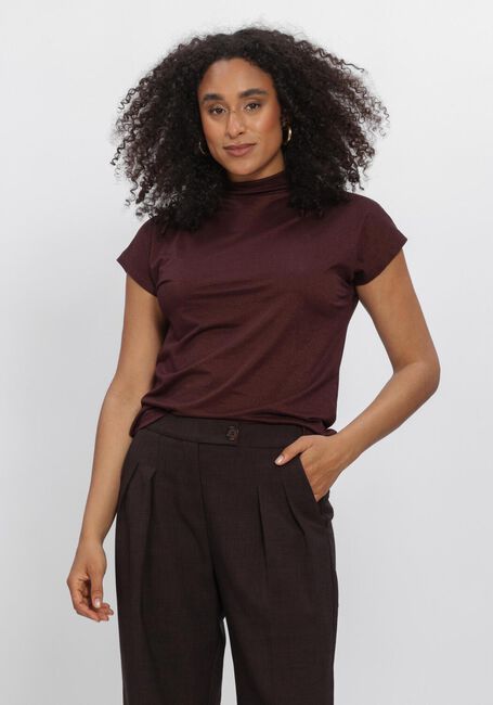 AIMEE THE LABEL MANDYW6 TOP Hauts & T-shirts Bordeaux - large