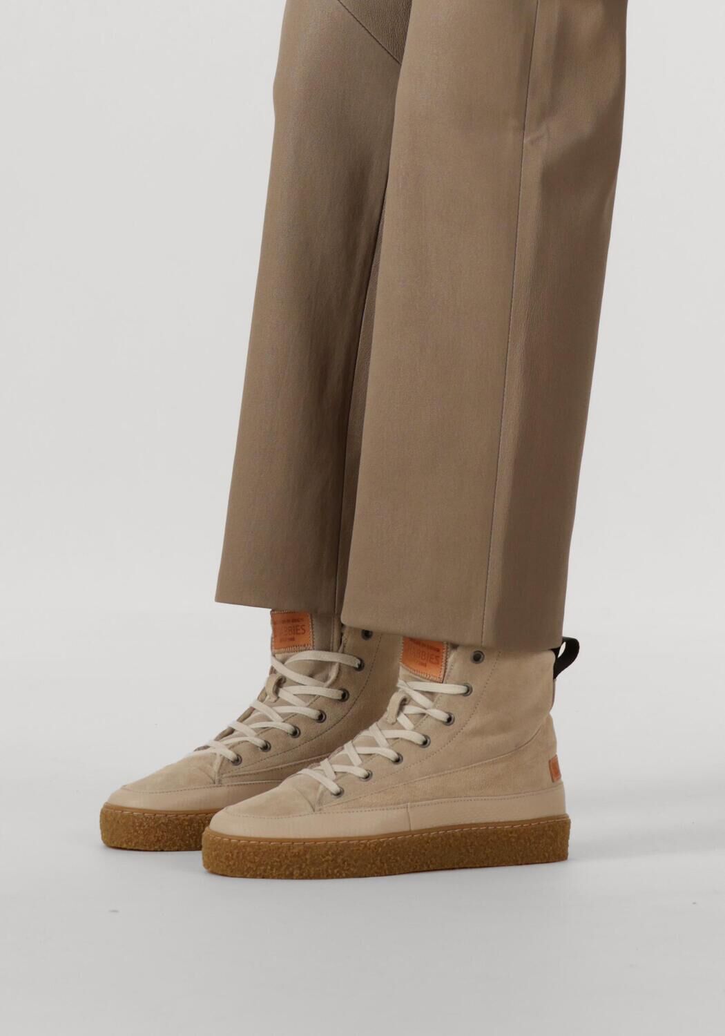 SHABBIES Baskets montantes CHEWY LILY en gris - large