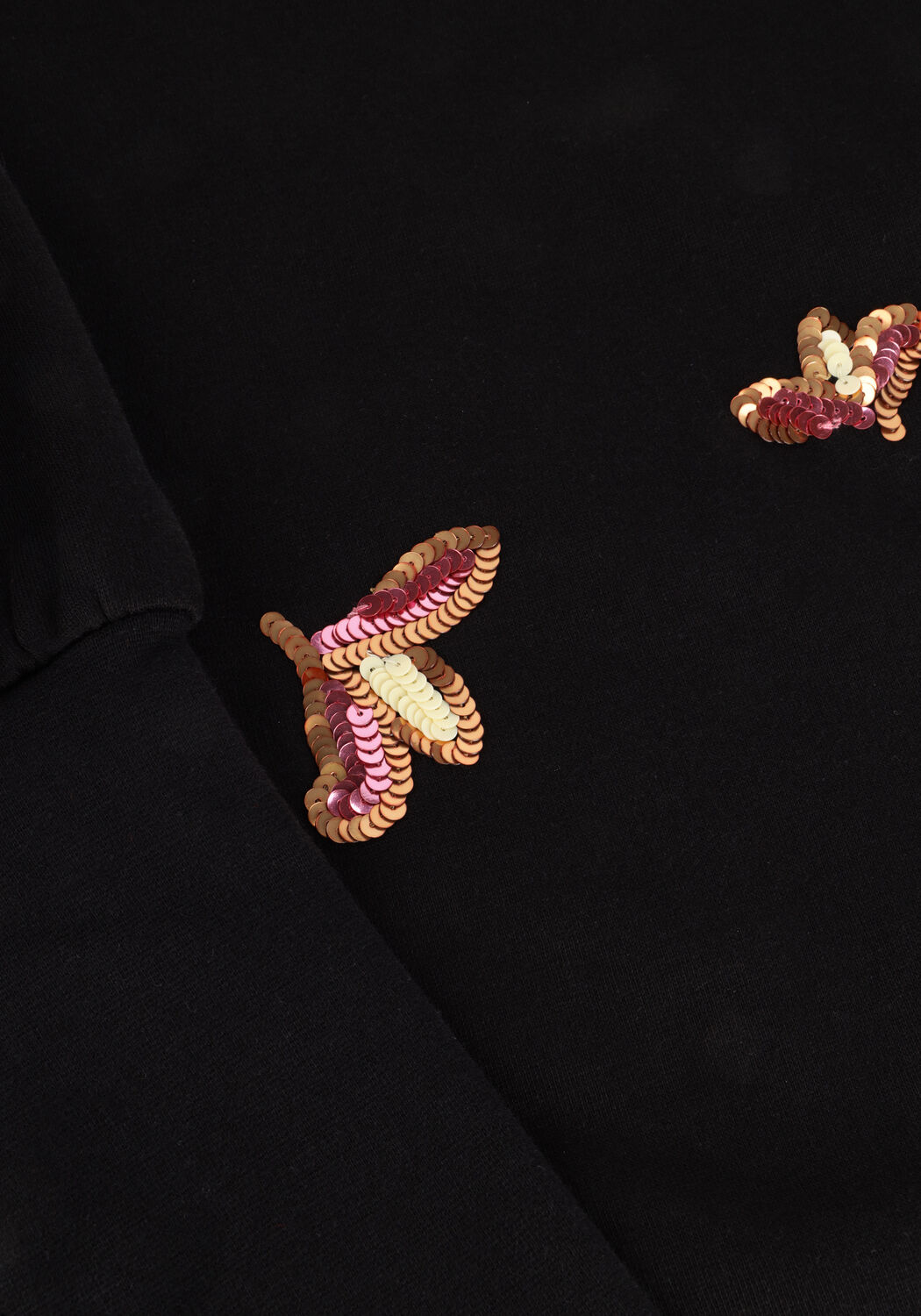 SUMMUM Pull PUFF SLEEVE EMBELLISHED SWEATER en noir - large