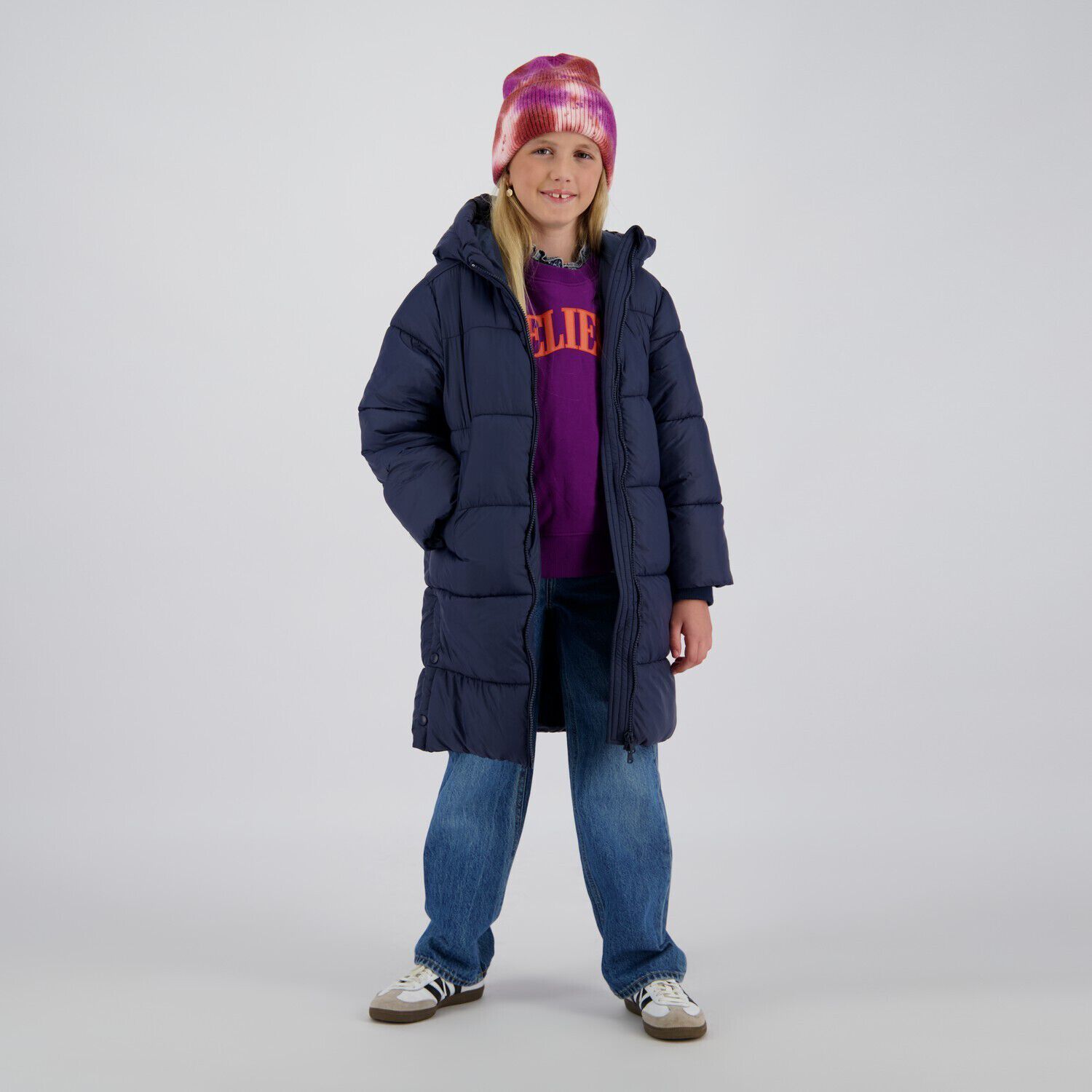 VINGINO Veste matelass&eacute; TERNA Bleu fonc&eacute; - large