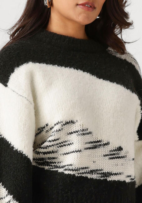 Zwarte ANOTHER LABEL Trui BRISSA KNITTED PULL L/S - large