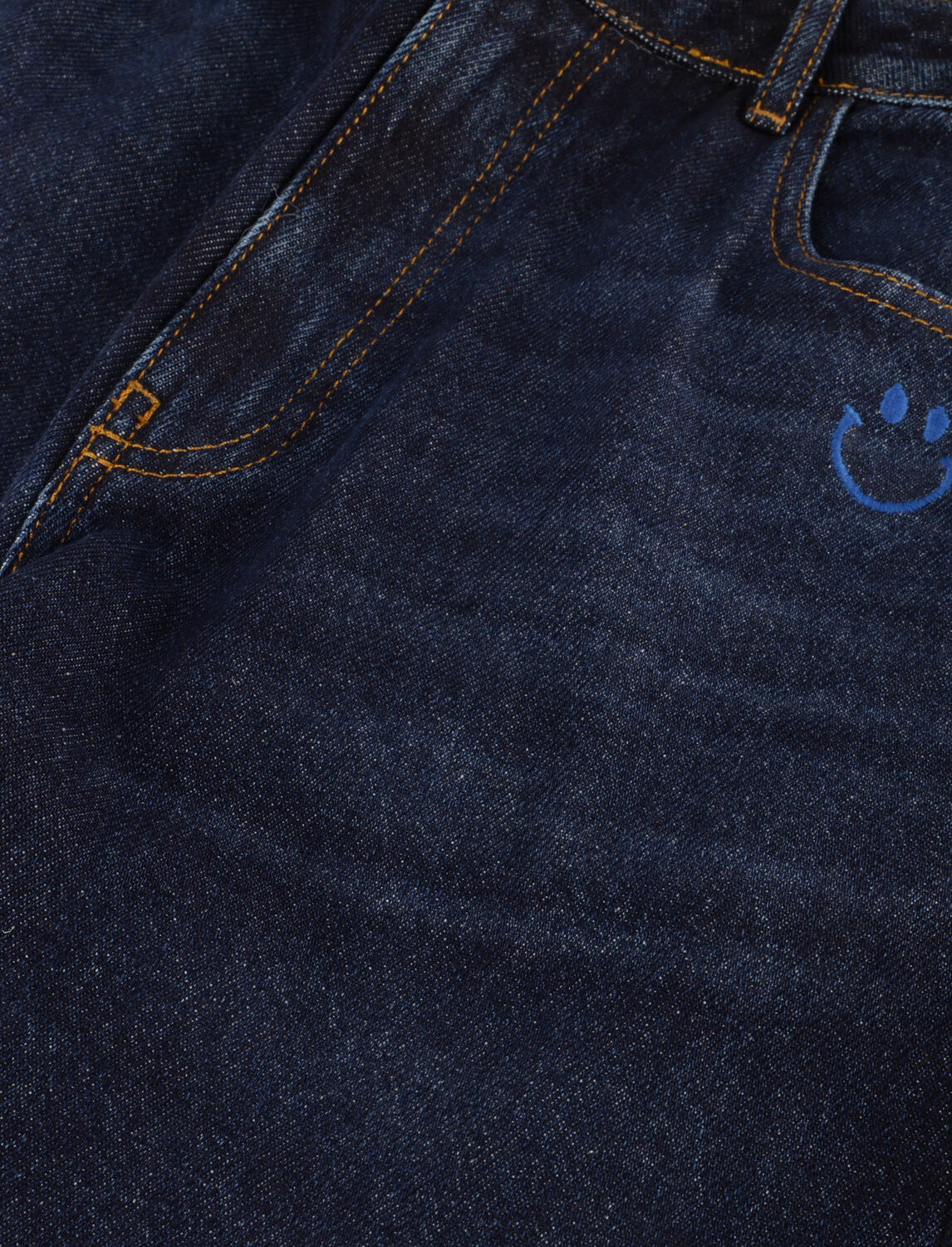 Donkerblauwe HARPER & YVE Wide jeans YVE-PA - large