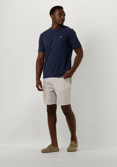 Grijze SCOTCH & SODA Korte broek FAVE - COTTON/LINEN TWILL BERMUDA - large