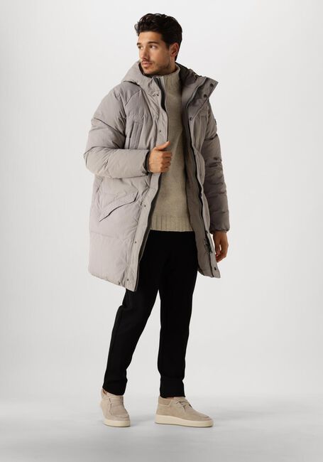 PURE PATH Veste matelassé REGULAR FIT JACKETS PADDED405 en gris - large