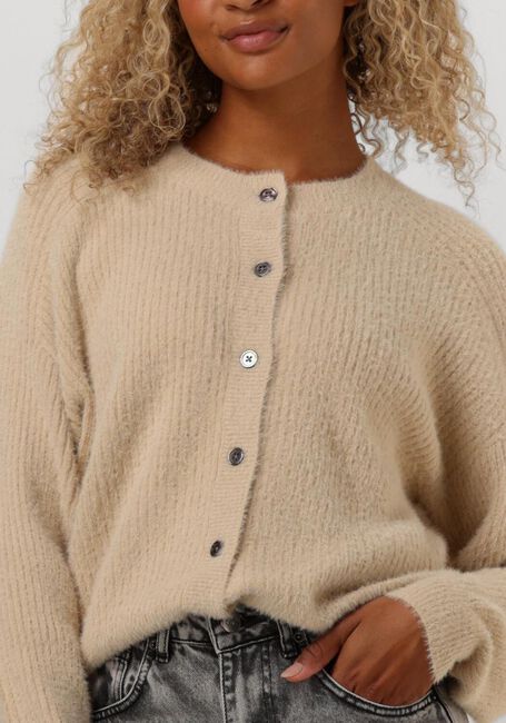 RUBY TUESDAY Gilet VANCE FLUFFY CARDIGAN en beige - large