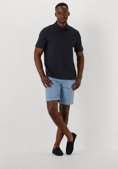 BOSS ORANGE Polo PE_INTERLOCK Bleu foncé - large