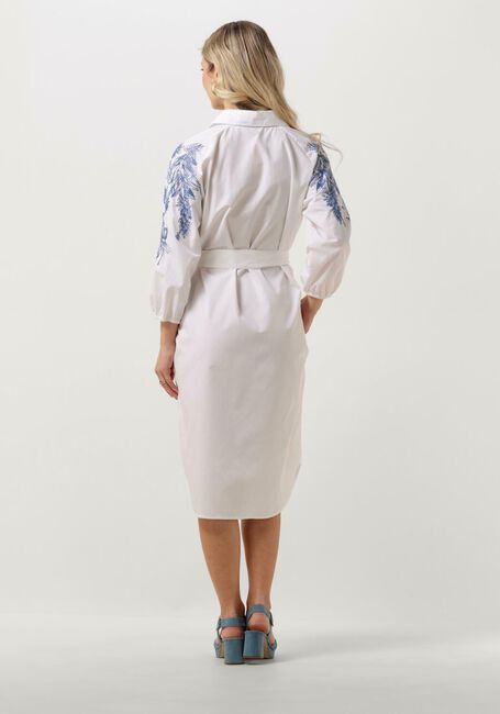 EST'SEVEN Robe midi EMELY DRESS en blanc - large