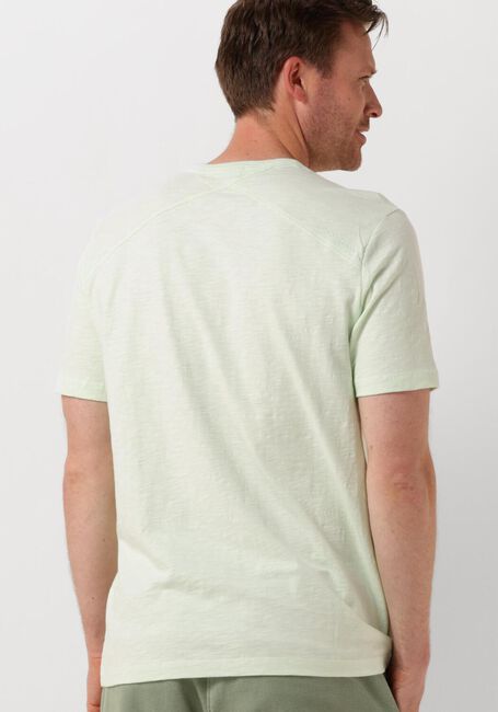 CAST IRON T-shirt SHORT SLEEVE R-NECK REGULAR FIT COTTON SLUB en vert - large