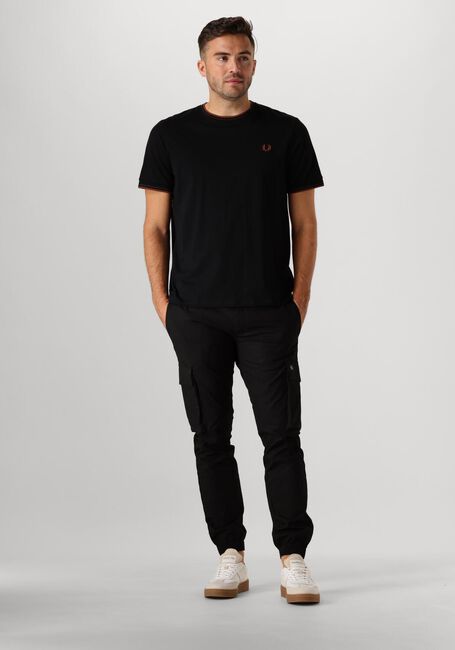 Zwarte FRED PERRY T-shirt TWIN TIPPED T-SHIRT - large