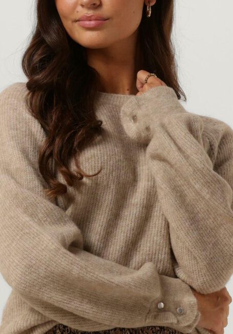 Beige MOS MOSH Trui MMTALLI LS KNIT - large