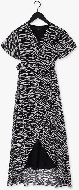 Zwarte COLOURFUL REBEL Maxi jurk FELIN ZEBRA MAXI WRAP DRESS - large