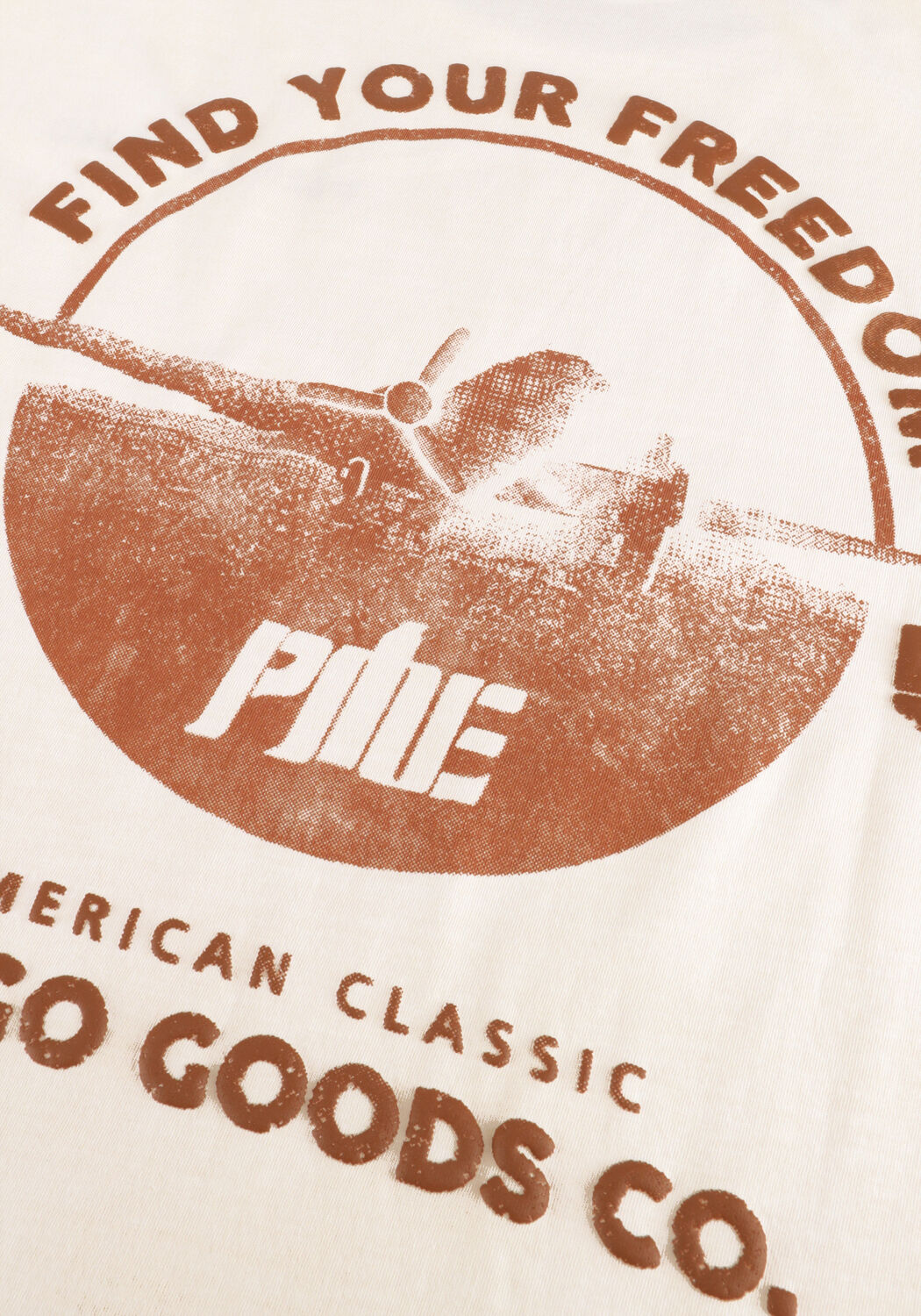 PME LEGEND T-shirt GD SPRAY SINGLE JERSEY en beige - large