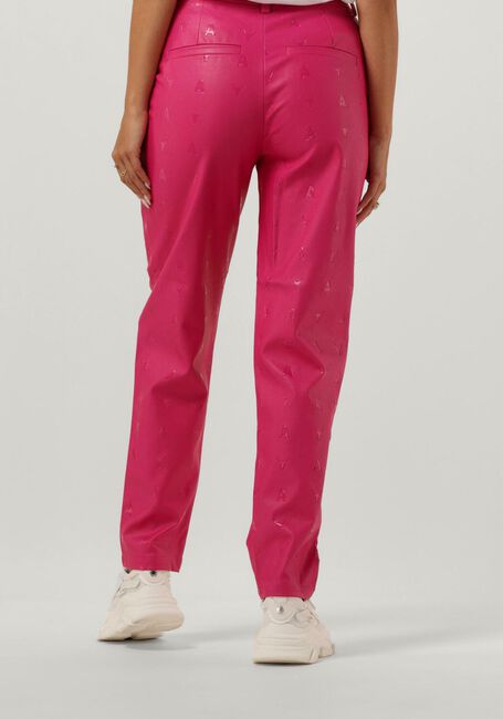 ALIX THE LABEL Pantalon LOGO FO LEATHER PANTS en rose - large