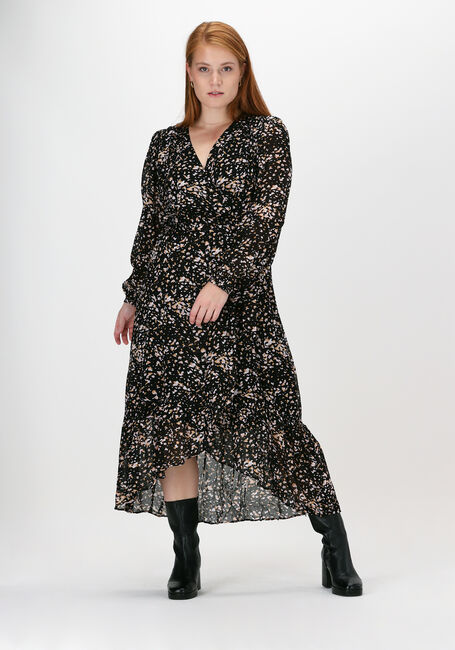 Zwarte SUNCOO Midi jurk ROBE CEMON - large