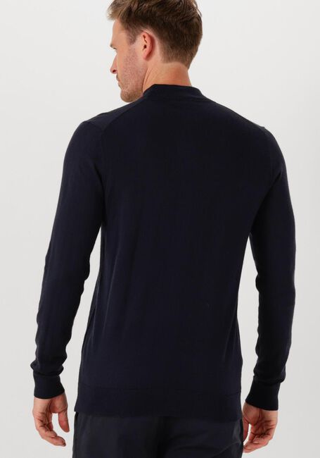PROFUOMO Col roulé PULLOVER MOCK NECK MERINO Bleu foncé - large