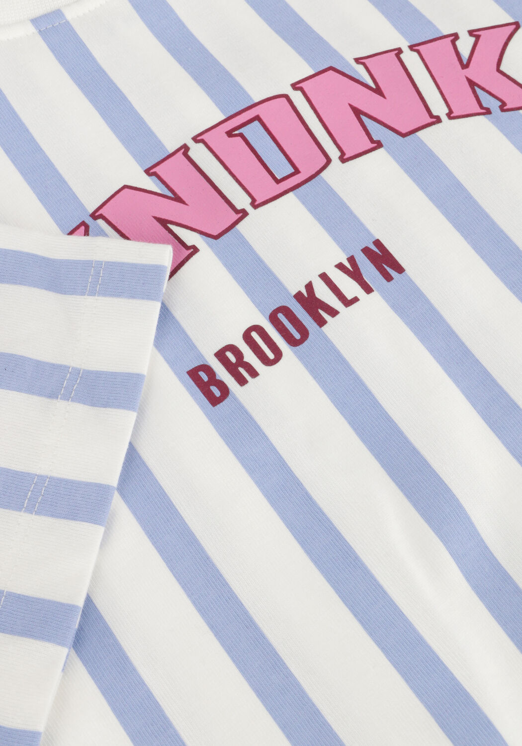 Lichtblauwe NIK & NIK T-shirt VARSITY T-SHIRT - large