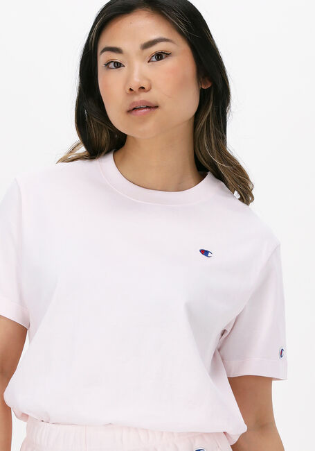 CHAMPION T-shirt CREWNECK T-SHIRT 115109 Rose clair - large