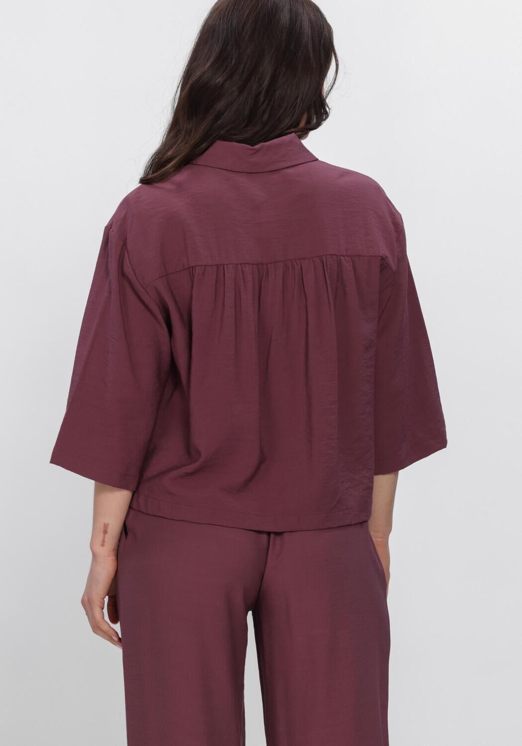 Bordeaux MODSTR&Ouml;M  NICKIMD SHIRT - large