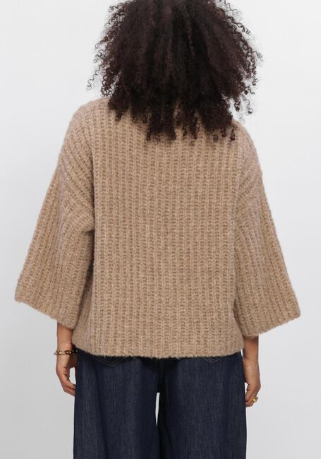 SUMMUM Pull OVERSIZED SWEATER CUSHY WOOL BLEND en beige - large