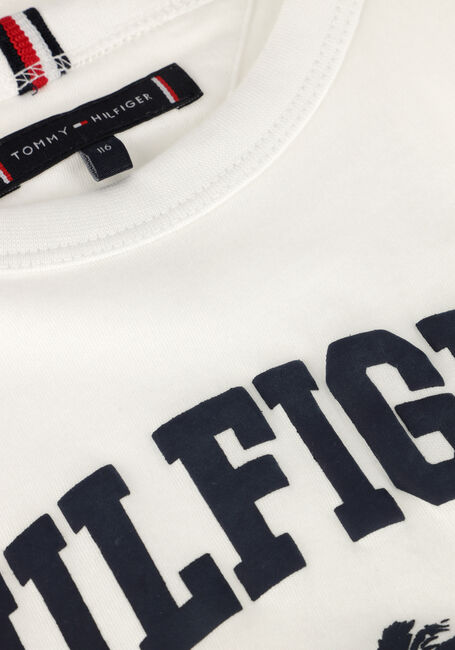 TOMMY HILFIGER T-shirt HILFIGER PALM PRINT TEE SS en blanc - large