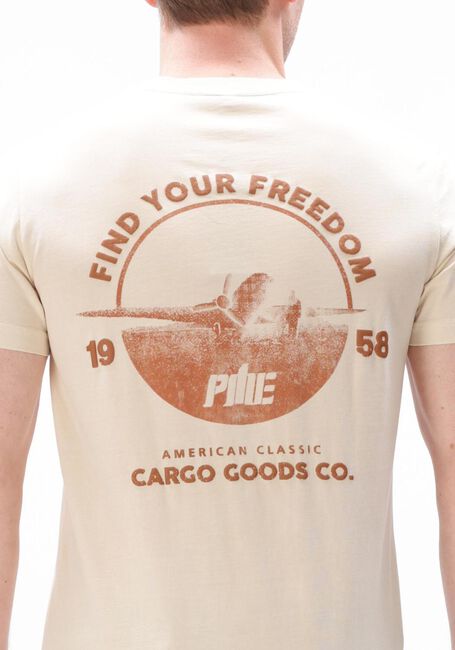 PME LEGEND T-shirt GD SPRAY SINGLE JERSEY en beige - large