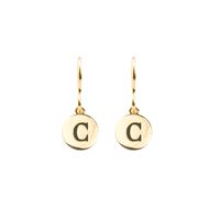 Gouden ATLITW STUDIO Oorbellen CHARACTER EARRINGS LETTER GOLD Gouden ATLITW STUDIO Oorbellen CHARACTER EARRINGS LETTER GOLD - medium