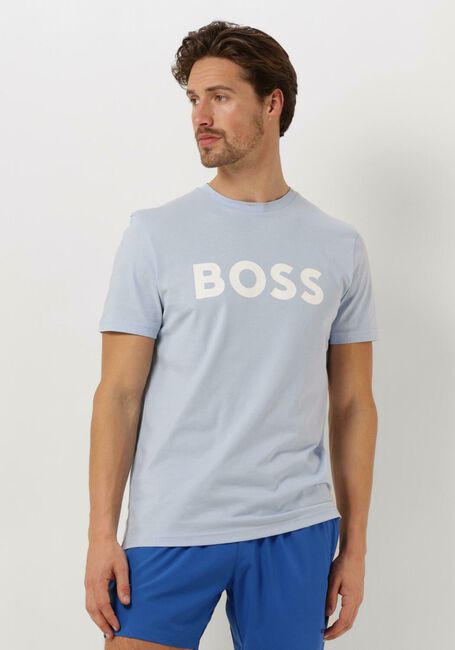 BOSS ORANGE T-shirt THINKING 1 Bleu clair - large