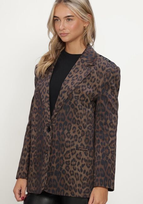ALIX THE LABEL LADIES WOVEN ANIMAL BLAZER Blazers en noir - large