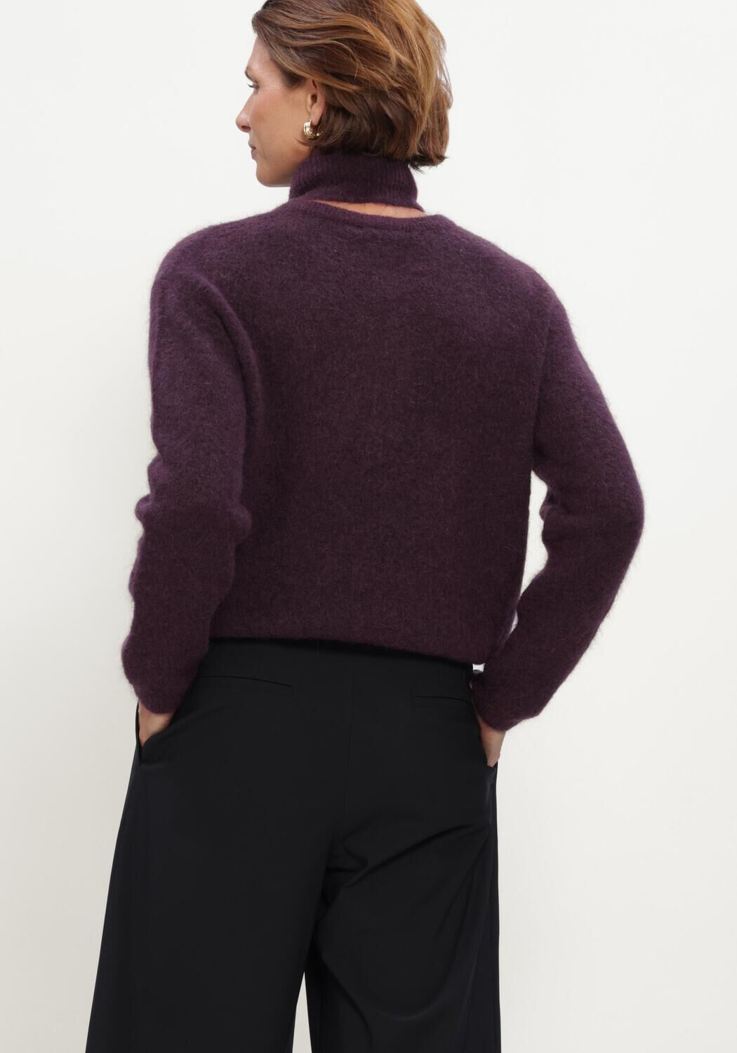 STUDIO ANNELOES Gilet Bibi cardigan en violet - large