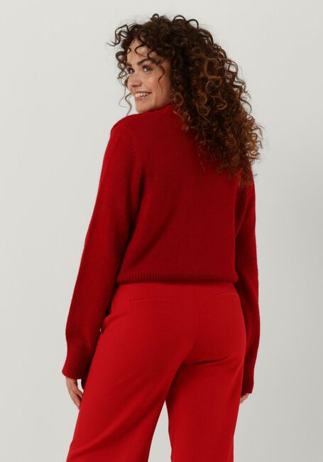 ANOTHER LABEL Pull DEE KNITTED PULL L/S en rouge - large