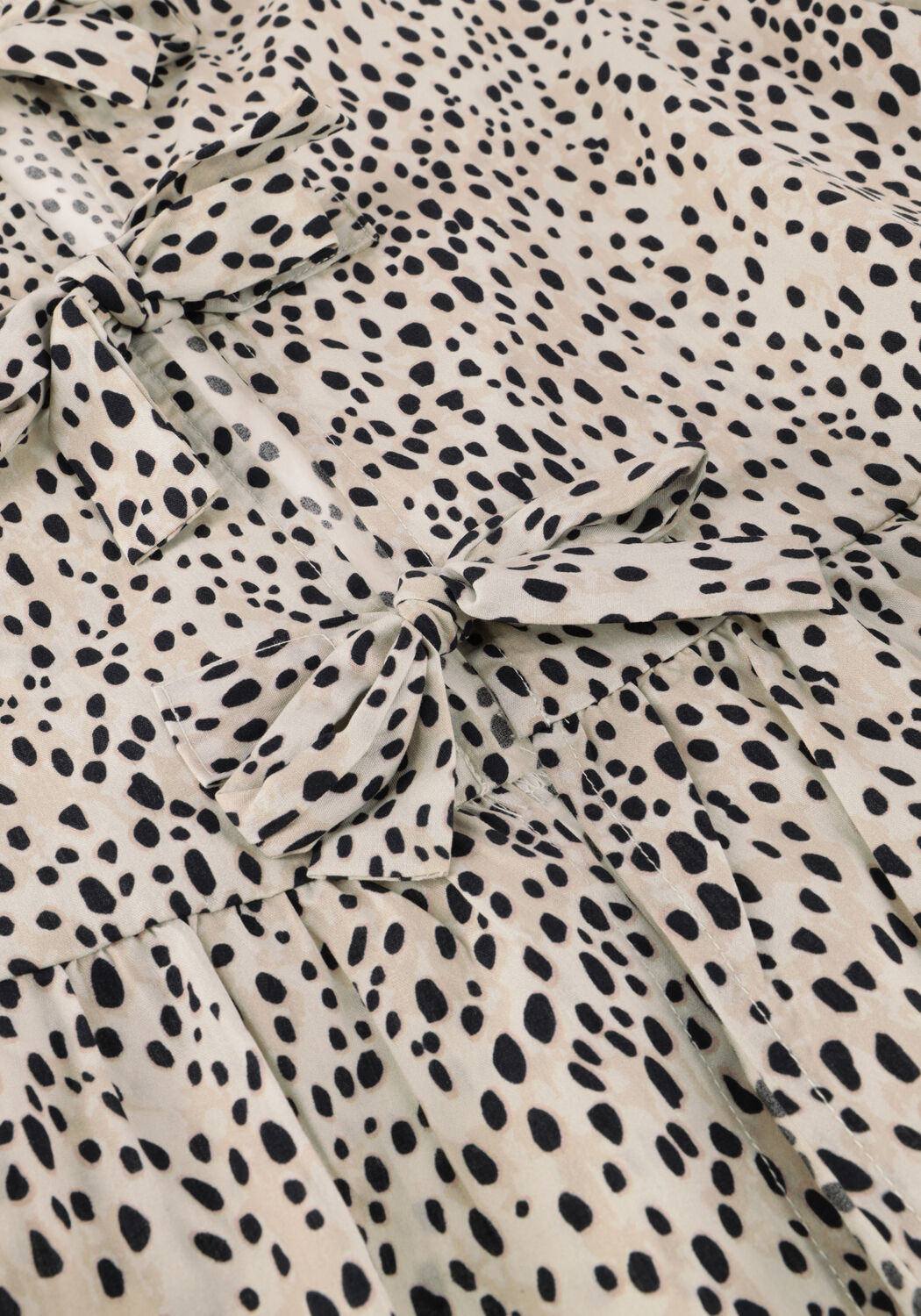 COLOURFUL REBEL LINA CHEETAH BOW TOP Blouses en beige - large