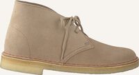Beige CLARKS ORIGINALS  DESERT BOOT DAMES - medium
