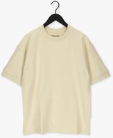 Ecru SELECTED HOMME T-shirt SLHOVERSIZECORTON SS O-NECK TEE W