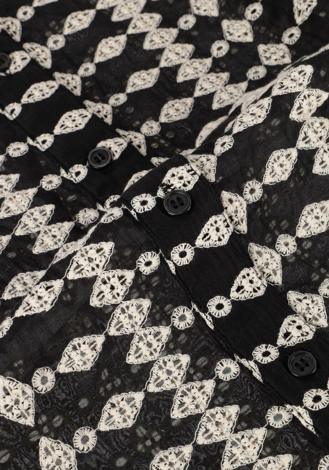 Zwarte MODSTR&Ouml;M  KELSEYMD SHIRT - large