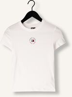 TOMMY JEANS T-shirt TJW SLIM ESSENTIAL LOGO 2 TEE en blanc TOMMY JEANS T-shirt TJW SLIM ESSENTIAL LOGO 2 TEE en blanc - medium
