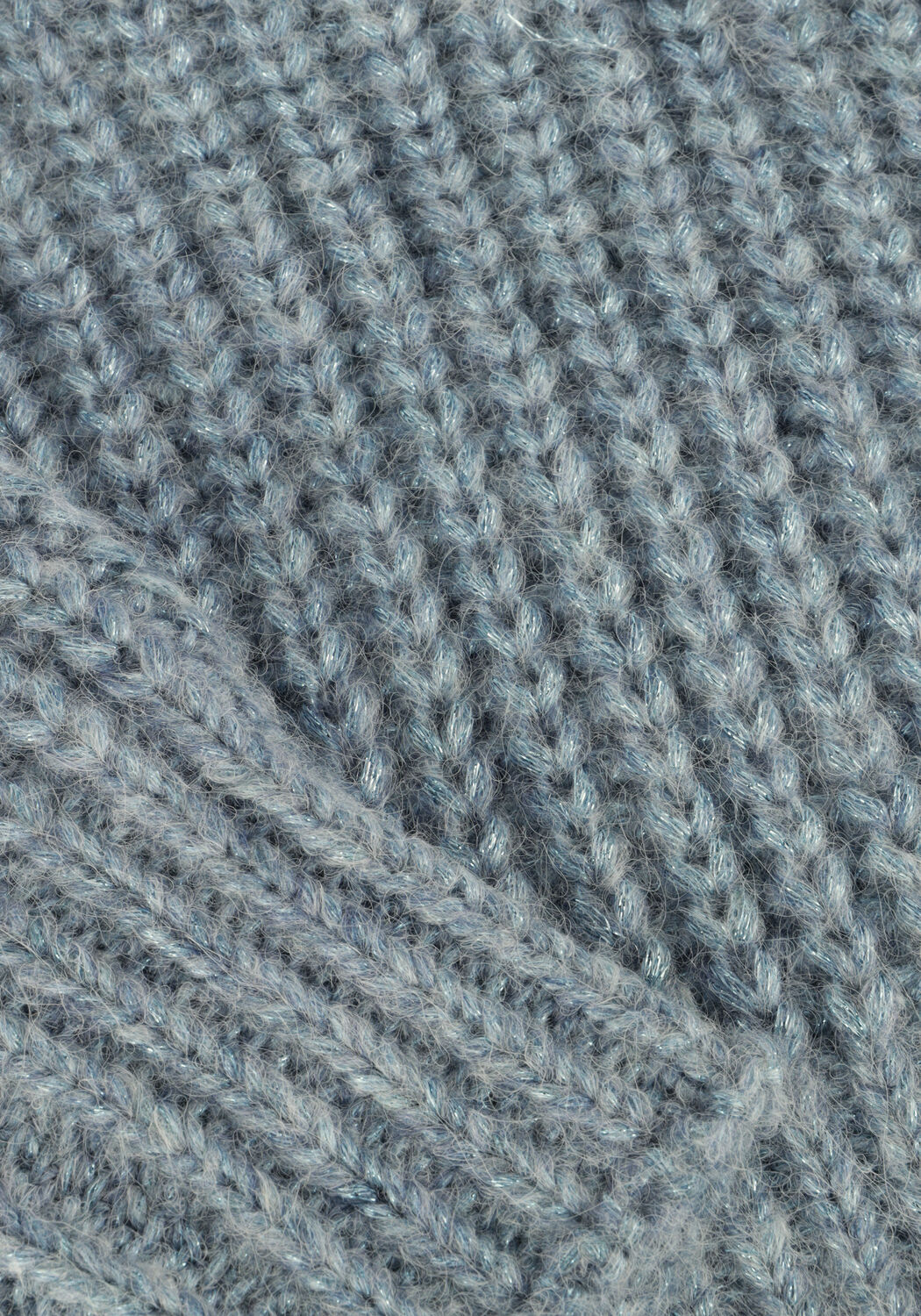 Blauwe LIKE FLO Trui DORA KNITTED SWEATER - large