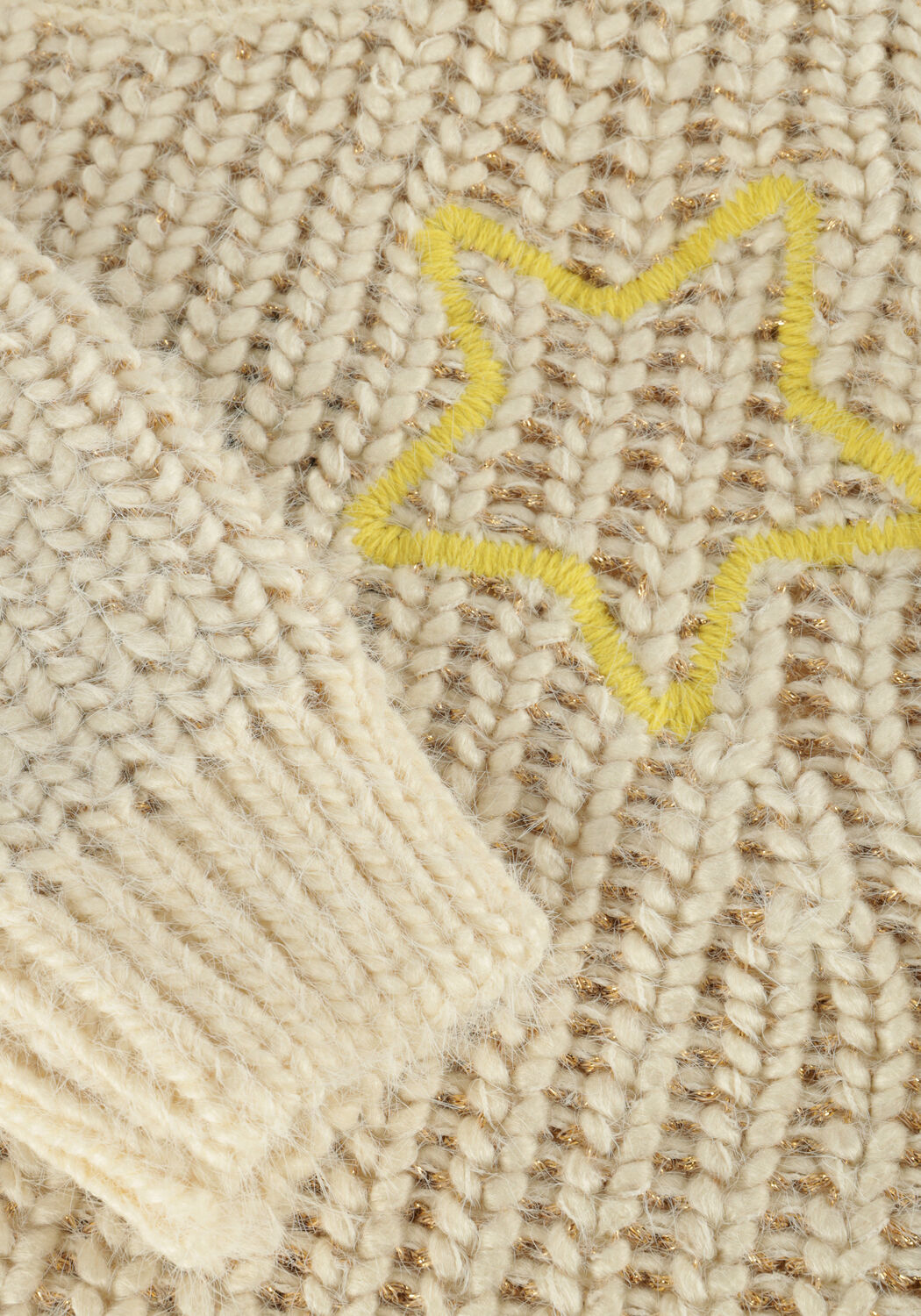 Beige LIKE FLO Trui DONYA KNITTED SWEATER - large