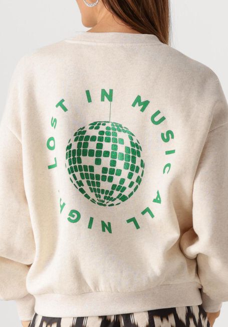 Beige BY-BAR Sweater BIBI DISCO SWEATER - large
