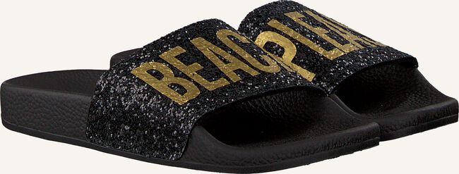 Zwarte THE WHITE BRAND Slippers GLITTER BEACH KIDS Zwarte THE WHITE BRAND Slippers GLITTER BEACH KIDS - large